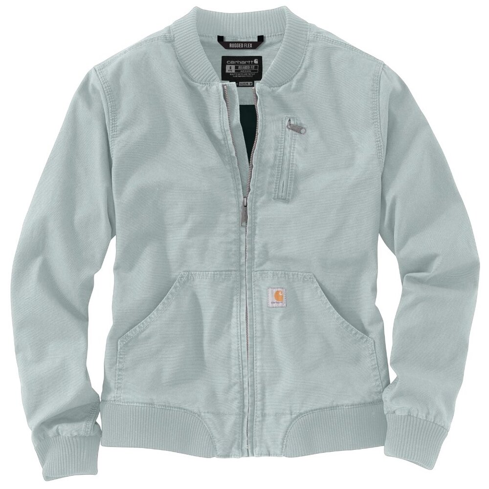 new Carhartt 102524 Rugged Flex® Relaxed Fit Canvas Jacket in dew drop 462sn - Picture 4 of 6